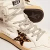 Sky-Star pentru femei, cu semnătură și inserții din piele de ponei cu imprimeu leopard Sky-Star pentru femei, cu semnătură și inserții din piele de ponei cu imprimeu leopard