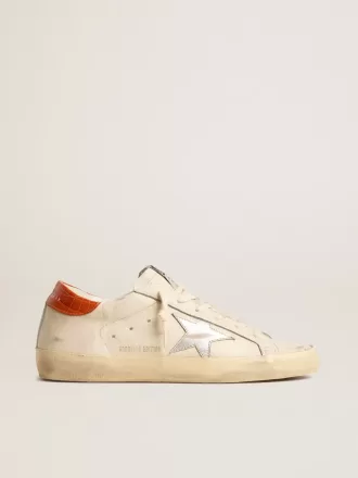 Super-Star LTD cu stea din piele argintie și talpă din piele cu imprimeu crocodil