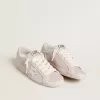 Super-Star LTD din piele roz cu stea din piele argintie și călcâi din piele roz Super-Star LTD din piele roz cu stea din piele argintie și călcâi din piele roz