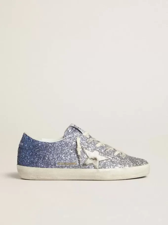 Super-Star LTD în culori multicolore strălucitoare, cu stea din piele metalică argintie Super-Star LTD în culori multicolore strălucitoare, cu stea din piele metalică argintie