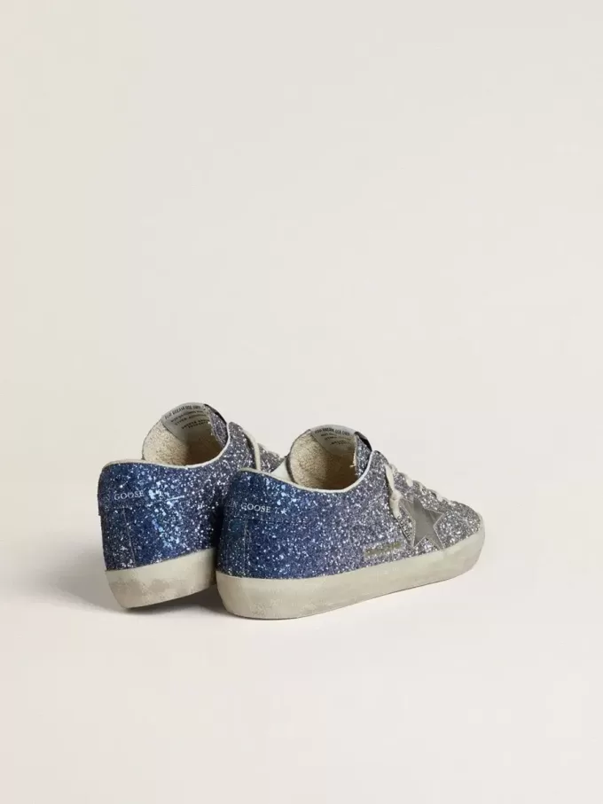 Super-Star LTD în culori multicolore strălucitoare, cu stea din piele metalică argintie Super-Star LTD în culori multicolore strălucitoare, cu stea din piele metalică argintie