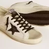 Super-Star LTD pentru bărbați, cu stea din piele neagră cu imprimeu crocodil și inserții din piele de căprioară Super-Star LTD pentru bărbați, cu stea din piele neagră cu imprimeu crocodil și inserții din piele de căprioară