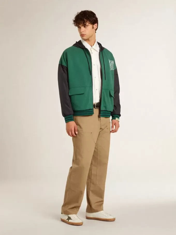 Super-Star LTD pentru bărbați, cu stea și călcâi din nubuc verde militar Super-Star LTD pentru bărbați, cu stea și călcâi din nubuc verde militar