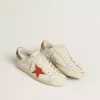 Super-Star LTD pentru bărbați din piele nappa cu stea din piele portocalie și călcâi din piele de căprioară de culoare tutun Super-Star LTD pentru bărbați din piele nappa cu stea din piele portocalie și călcâi din piele de căprioară de culoare tutun
