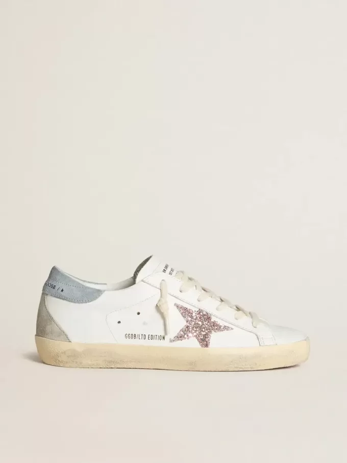 Super-Star LTD pentru femei, cu stea multicoloră strălucitoare și călcâi din piele de căprioară Super-Star LTD pentru femei, cu stea multicoloră strălucitoare și călcâi din piele de căprioară