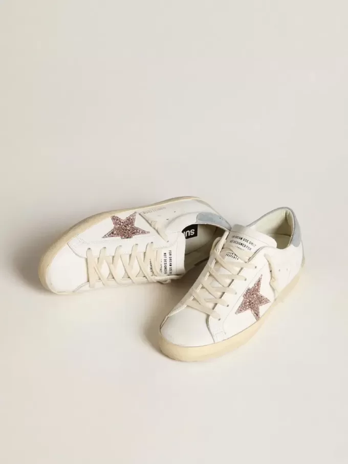 Super-Star LTD pentru femei, cu stea multicoloră strălucitoare și călcâi din piele de căprioară Super-Star LTD pentru femei, cu stea multicoloră strălucitoare și călcâi din piele de căprioară