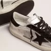 Super-Star pentru bărbați din piele argintie Super-Star pentru bărbați din piele argintie