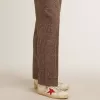 Super-Star pentru bărbați din piele nappa cu stea roșie și călcâi din piele crem Super-Star pentru bărbați din piele nappa cu stea roșie și călcâi din piele crem
