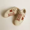 Super-Star pentru femei, cu stea din piele și talpă din piele cu imprimeu crocodil Super-Star pentru femei, cu stea din piele și talpă din piele cu imprimeu crocodil