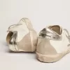 Super-Star pentru femei, cu talpă argintie și inscripție metalică Super-Star pentru femei, cu talpă argintie și inscripție metalică