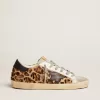 Super-Star pentru femei din piele cu imprimeu leopard