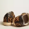 Super-Star pentru femei din piele cu imprimeu leopard
