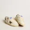 Super-Star Young din piele nappa cu stea din piele de căprioară și talpă verde Super-Star Young din piele nappa cu stea din piele de căprioară și talpă verde
