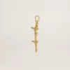 Talisman din alamă aurie cu semnătura Golden Goose Talisman din alamă aurie cu semnătura Golden Goose