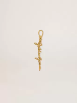 Talisman din alamă aurie cu semnătura Golden Goose