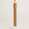 Talisman în formă de ciucure din alamă aurie antică Talisman în formă de ciucure din alamă aurie antică