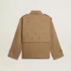 Trench oversized pentru femei cu cristale