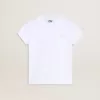Tricou alb și argintiu cu logo și stea maxi din sclipici argintiu Tricou alb și argintiu cu logo și stea maxi din sclipici argintiu