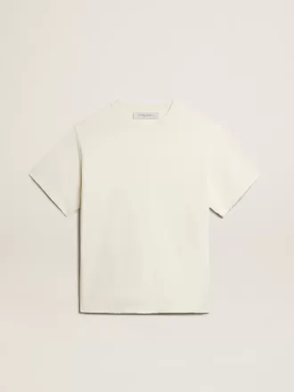 Tricou alb învechit cu logo inversat pe spate – Jersey Capsule Tricou alb învechit cu logo inversat pe spate – Jersey Capsule
