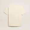 Tricou alb pentru bărbați, din bumbac, cu imprimeu pe față Tricou alb pentru bărbați, din bumbac, cu imprimeu pe față