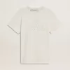 Tricou alb pentru femei cu imprimeu pe față Tricou alb pentru femei cu imprimeu pe față