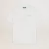 Tricou alb pentru femei, cu logo argintiu strălucitor și stea Tricou alb pentru femei, cu logo argintiu strălucitor și stea
