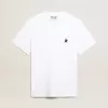 Tricou alb pentru femei cu stea albastră închisă pe față Tricou alb pentru femei cu stea albastră închisă pe față