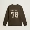 Tricou cu mâneci lungi pentru bărbați, din bumbac antracit, cu logo pe spate Tricou cu mâneci lungi pentru bărbați, din bumbac antracit, cu logo pe spate