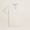 Tricou din bumbac alb uzat pentru femei, cu inscripție neagră Tricou din bumbac alb uzat pentru femei, cu inscripție neagră