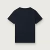 Tricou Journey pentru băieți din tricou albastru din bumbac cu imprimeu digital cu mascota