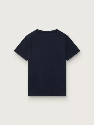 Tricou Journey pentru băieți din tricou albastru din bumbac cu imprimeu digital cu mascota