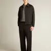 Tricou pentru bărbați, de culoare gri antracit, cu finisaj uzat Tricou pentru bărbați, de culoare gri antracit, cu finisaj uzat