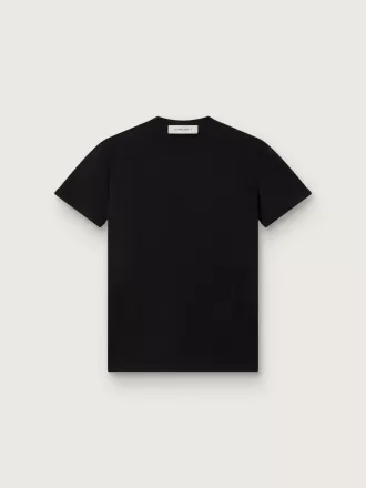 Tricou pentru femei, croi normal, aspect uzat, negru