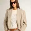 Tricou pentru femei din bumbac alb învechit, cu imprimeu sezonier Tricou pentru femei din bumbac alb învechit, cu imprimeu sezonier