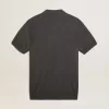 Tricou polo pentru femei din lână merino antracit Tricou polo pentru femei din lână merino antracit