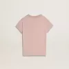 Tricou roz pentru fete cu imprimeu alb Tricou roz pentru fete cu imprimeu alb