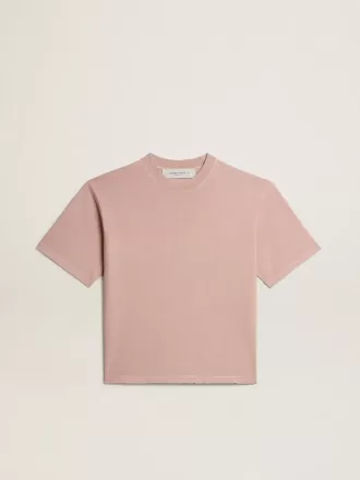 Tricou roz pudrat cu logo inversat pe spate – Jersey Capsule