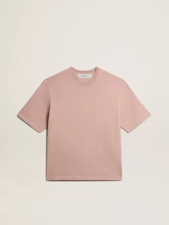 Tricou roz pudrat cu logo inversat pe spate – Jersey Capsule