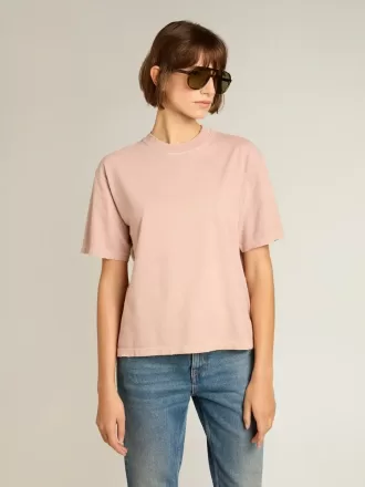 Tricou roz pudrat cu logo inversat pe spate – Jersey Capsule