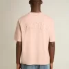 Tricou roz pudrat cu logo inversat pe spate – Jersey Capsule
