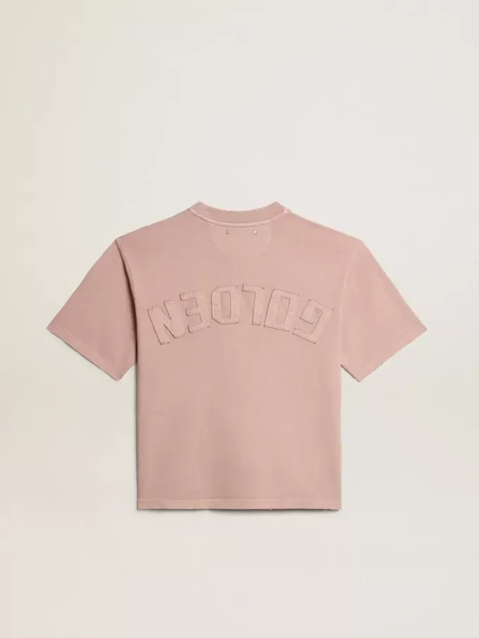 Tricou roz pudrat cu logo inversat pe spate – Jersey Capsule Tricou roz pudrat cu logo inversat pe spate – Jersey Capsule
