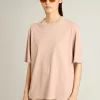 Tricou roz pudrat cu logo inversat pe spate – Jersey Capsule