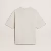 Tricou unisex alb cu imprimeu mediteranean și patch Pescheria Golden pe mânecă Tricou unisex alb cu imprimeu mediteranean și patch Pescheria Golden pe mânecă