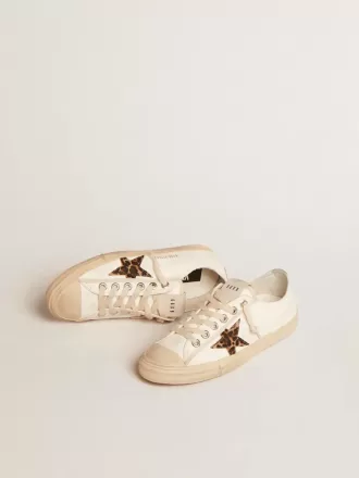 V-Star LTD din piele nappa cu stea din piele de ponei și talpă argintie V-Star LTD din piele nappa cu stea din piele de ponei și talpă argintie