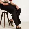 V-Star pentru bărbați din piele nappa neagră cu stea din piele neagră V-Star pentru bărbați din piele nappa neagră cu stea din piele neagră