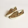 VCE Penstar pentru bărbați, din piele de ponei cu imprimeu leopard și călcâi din piele neagră VCE Penstar pentru bărbați, din piele de ponei cu imprimeu leopard și călcâi din piele neagră